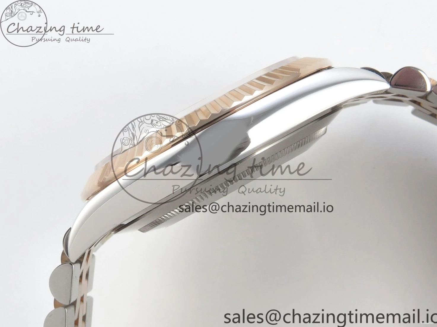 (Weighted) ARF Jubilee RG Best SH3235 SS 126331 Edition 1:1 Dial 41 RG Diaomonds DateJust on Bracelet 0522